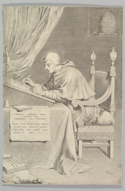 St. Gregorius, 1681. av Claude Mellan
