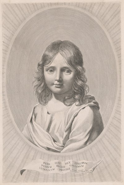 Jesusbarnet av Claude Mellan
