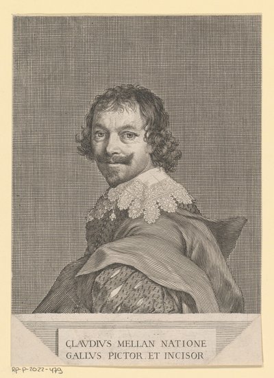 Självporträtt av Claude Mellan