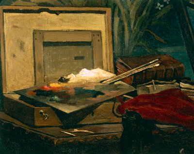A Corner of the Studio, av Claude Monet av Claude Monet