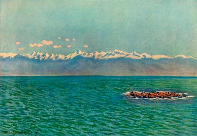 Antibes, 1888, 1937. av Claude Monet