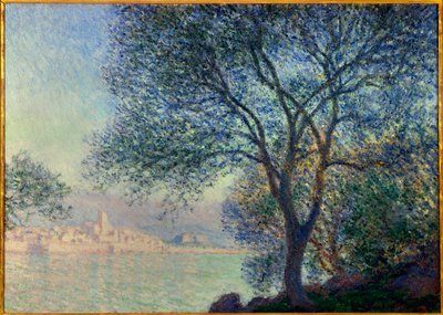 Antibes, utsikt över Salis-målningen av Claude Monet (1840-1926) 1888. Dim. 0,65 x 0,92 m. Privat samling av Claude Monet