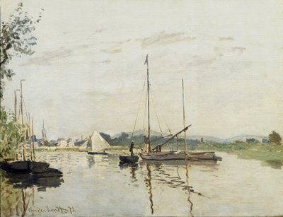 Argenteuil - olja på duk av Claude Monet