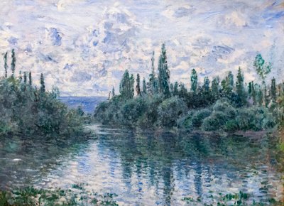 Arm of the Seine nära Vetheuil, ca. 1878 (olja på duk) av Claude Monet