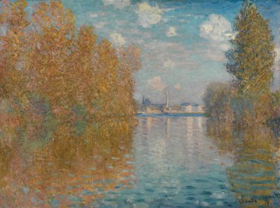 Hösteffekt i Argenteuil, 1873. av Claude Monet