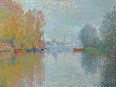 Höst vid Seine, Argenteuil 1873 (olja på duk) av Claude Monet