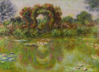Näckrosdamm, Rosiers, 1913 av Claude Monet
