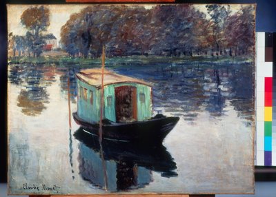 Båt Studio av Claude Monet
