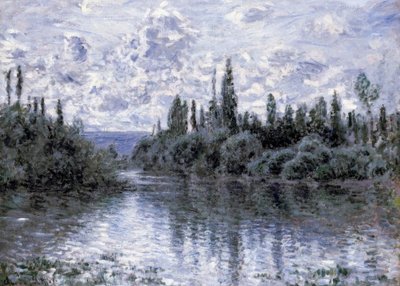 Arm of the Seine nära Vétheuil av Claude Monet