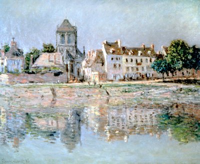 Vid floden i Vernon, 1883 av Claude Monet