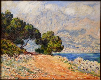 Cap Martin, nära Menton av Claude Monet