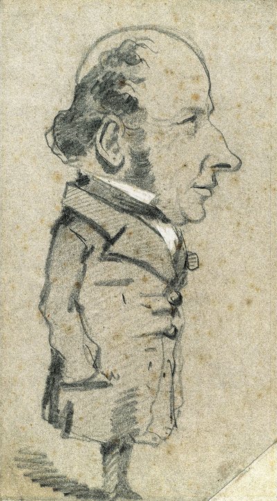Karikatyr av Eugène Marcel av Claude Monet