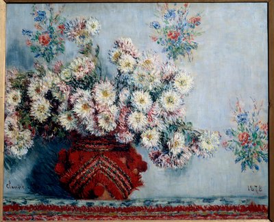 Krysantemmålning av Claude Monet (1840-1926) 1878, olja på duk, Dim. 0,54x0,65 m Paris, musee d