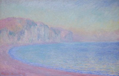 Klipporna vid Pourville, soluppgång av Claude Monet