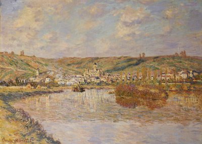 Eftermiddagens slut, Vetheuil av Claude Monet