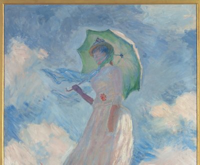 Figurtest utomhus av Claude Monet