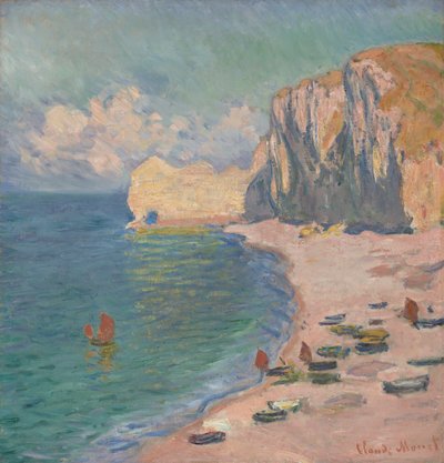 Étretat: Stranden och Falaise d