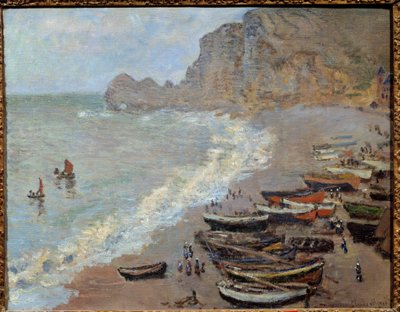 Etretat: stranden och Porte d