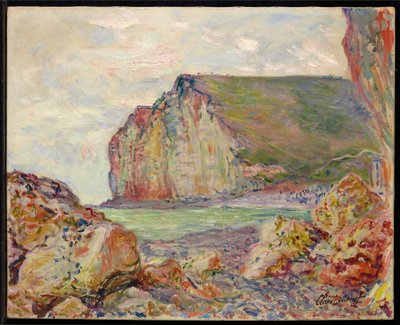 Cliffs of the Petites-Dalles, 1884 av Claude Monet
