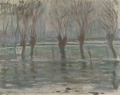 Flood Waters, 1896 av Claude Monet