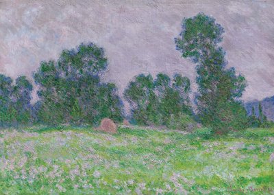 Blomsteräng vid Giverny av Claude Monet