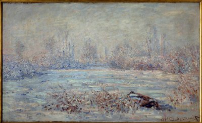 Frost nära Vetheuil 1880 Målning av Claude Monet (1840-1926) 1880 Dim. 0,61 x 1 m. Paris, Musée d