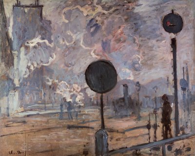 Gare Saint Lazare (Le Signal) av Claude Monet