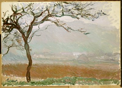 Giverny landsbygd av Claude Monet