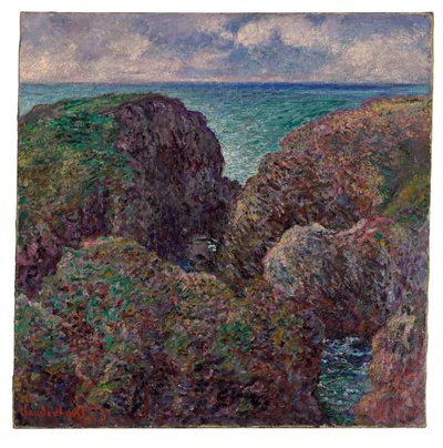 Grupp av stenar i Port-Goulphar, 1887 av Claude Monet