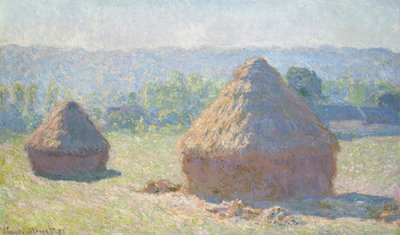 Höstack i kvällssolen, 1891 av Claude Monet