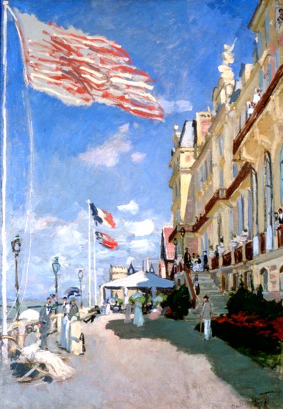 Hotel des Roches Noires, Trouville, 1870 av Claude Monet