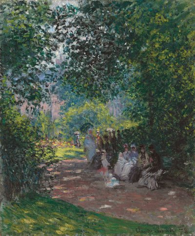 I Monceau Park, 1878 av Claude Monet