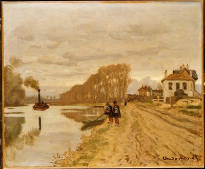 Infanterister från Flanantgardet på vattnet av Claude Monet