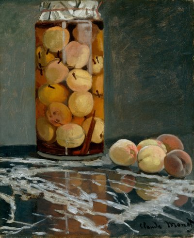 Jar of Peaches, ca 1866 av Claude Monet