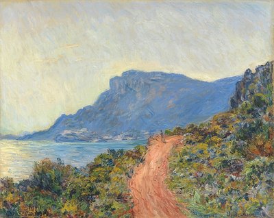 La Corniche nahe Monaco. 1884 av Claude Monet