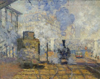 Gare Saint-Lazare av Claude Monet