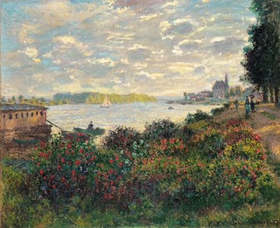 Seine vid Argenteuil av Claude Monet