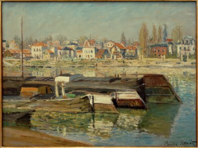 Seinen vid Asnières av Claude Monet