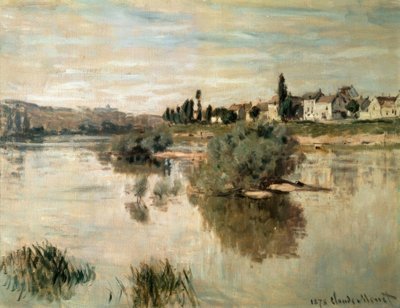Seinen vid Lavacourt av Claude Monet