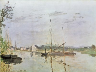 Båten, Argenteuil av Claude Monet
