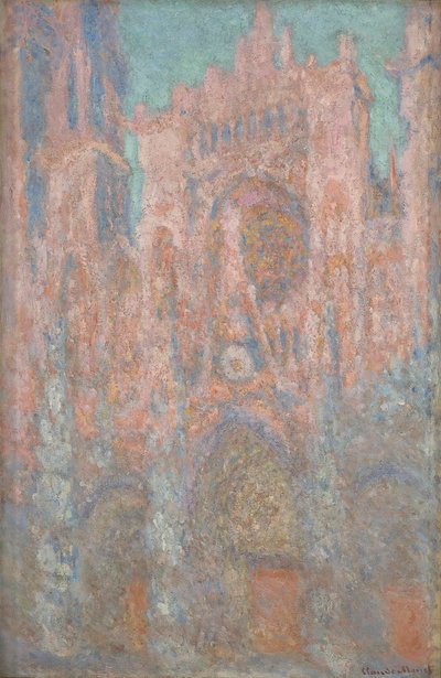 Rouens katedral. Sent på eftermiddagen Rouens katedral. Sen eftermiddag 1893. av Claude Monet