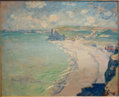 Pourville Beach (Der Strand von Pourville) av Claude Monet
