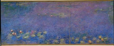 Näckrosdammen utan pilar, morgon av Claude Monet