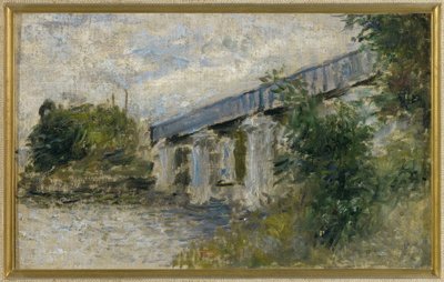 Järnvägsbron, Argenteuil av Claude Monet