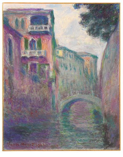 Le Rio de la Salute av Claude Monet