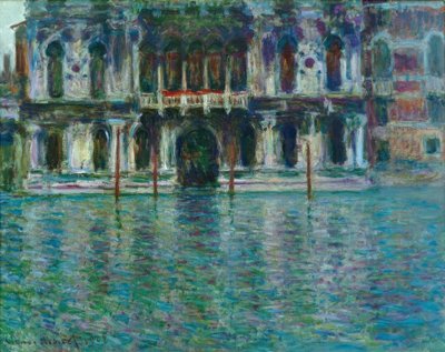 Contarini-palatset av Claude Monet