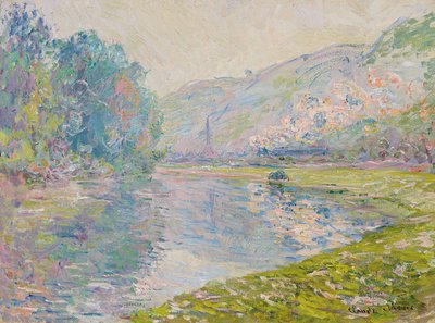 Tåget vid Jeufosse av Claude Monet