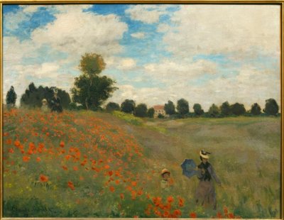 Vallmor i Argenteuil av Claude Monet