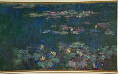 Les Nympheas (olja på duk) av Claude Monet