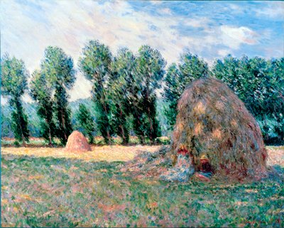 ""Höstackarna"" Målning av Claude Monet (1840-1926) 1885 Dim 65,2x81,5 cm Ohara Museum of Art, Kurashiki av Claude Monet